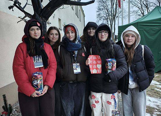 Grafika 7: Podziękowania dla naszych uczniów - wolontariuszy tegorocznej WOŚP