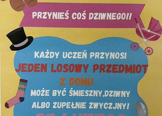 Grafika 1: Dzień Losowego Przedmiotu w naszej szkole