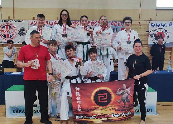 Grafika 1: Świetne występy naszych karateków w XXI Otwartych Mistrzostwach Polski Karate w Warszawie