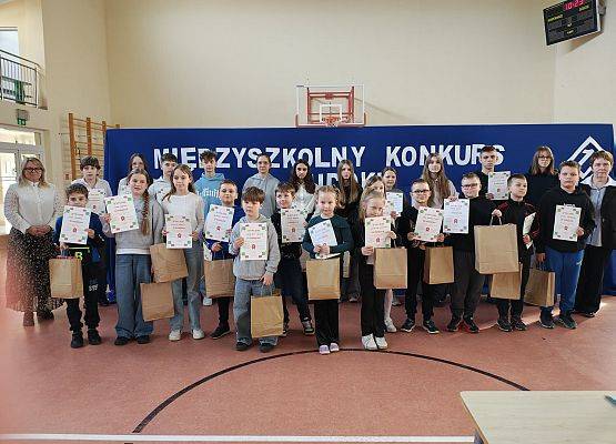 Grafika 1: Nasi uczniowie wspaniale reprezentowali naszą szkołę w tegorocznym Międzyszkolnym Konkursie Sudoku