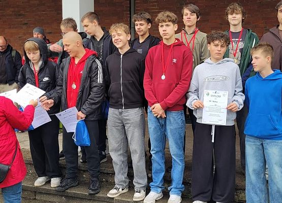 Grafika 6: Grad medali w powiatowych zawodach lekkoatletycznych w Lęborku